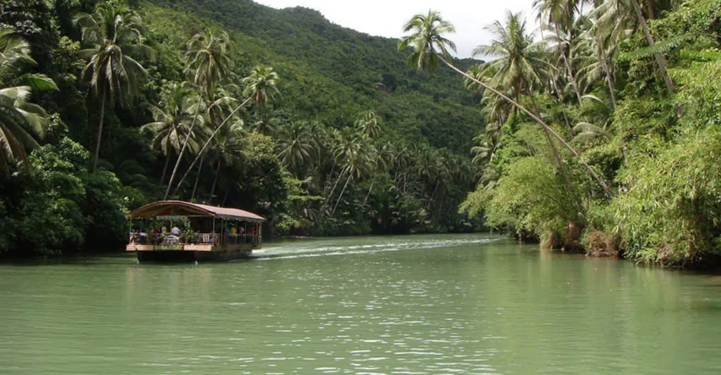 Floating restaurant, Loboc River Bohol